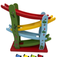 drewniana zjeżdżalnia