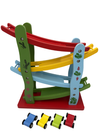 drewniana zjeżdżalnia